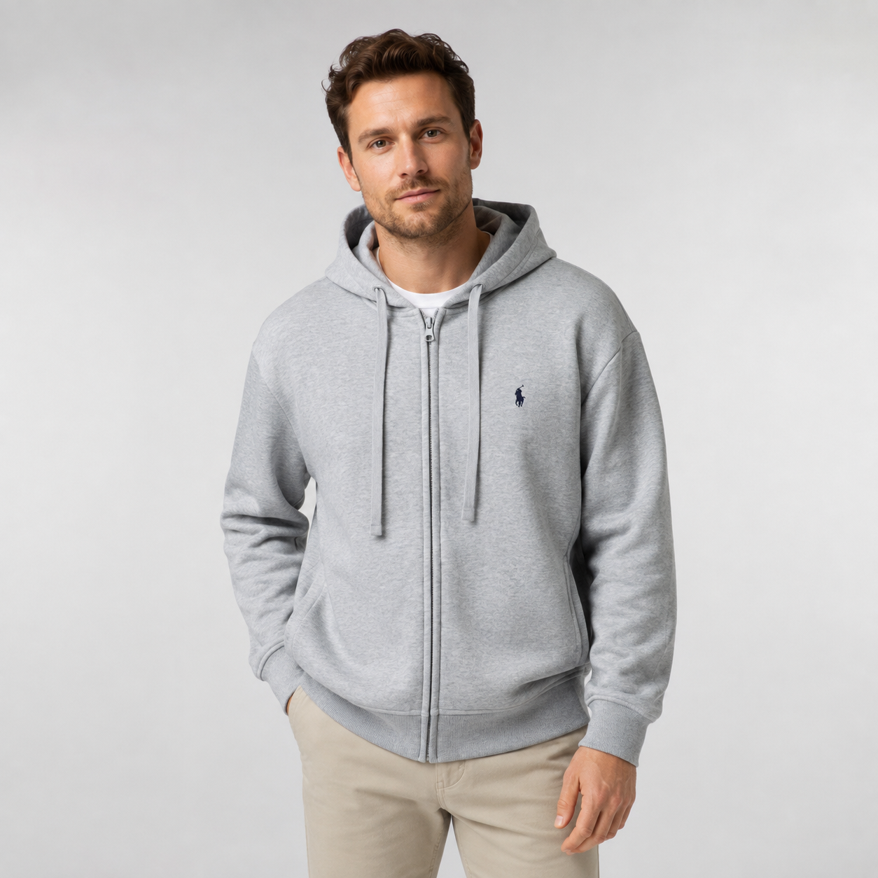 Polo Ralph Lauren Unisex Full Zip Cotton Fleece Hoodie