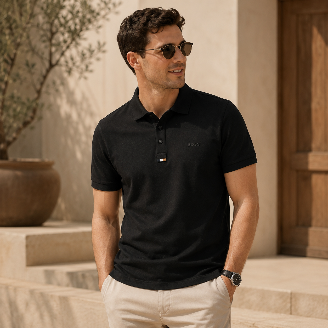 BOSS Men’s Short Sleeve Polo T-Shirt