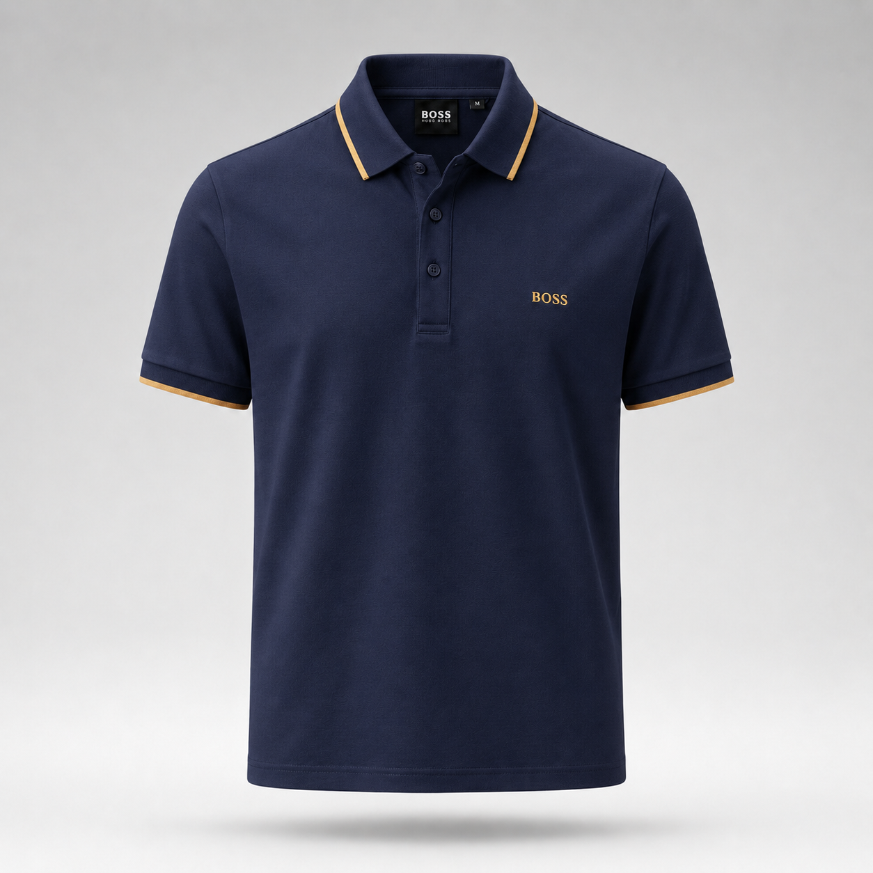 BOSS Men’s Polo Shirt – Tipped Collar Short Sleeve