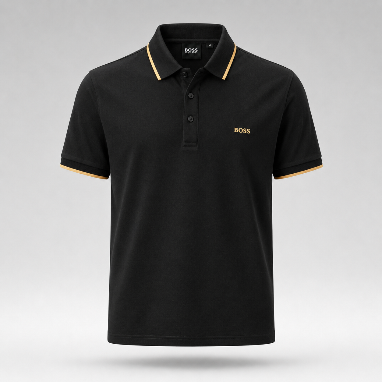 BOSS Men’s Polo Shirt – Tipped Collar Short Sleeve
