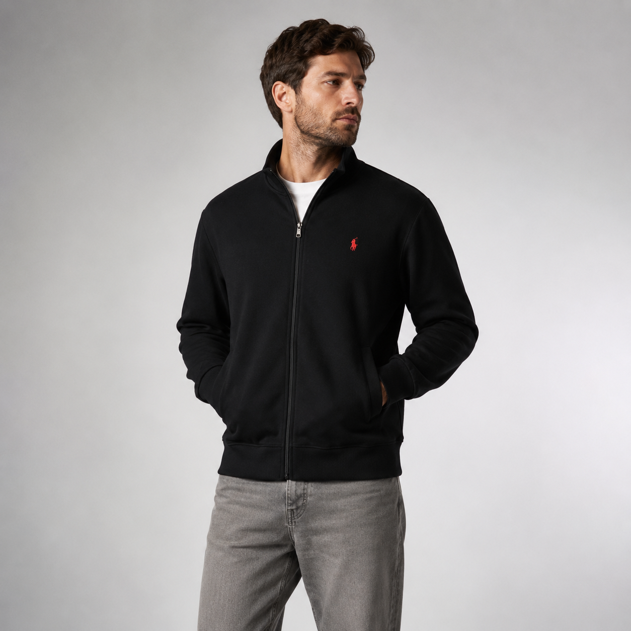 Polo Ralph Lauren Full-Zip Cotton Track Jacket