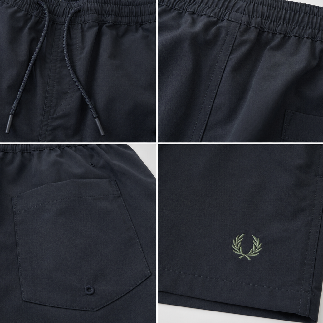 Fred Perry Men’s Laurel Wreath Swim Shorts