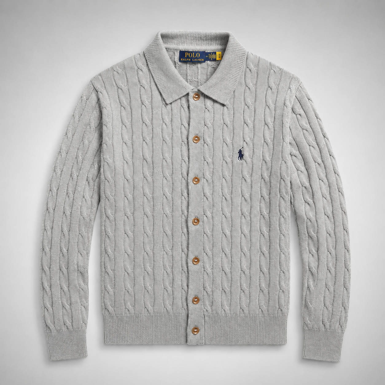 Polo Ralph Lauren Men’s Cable-Knit Cotton Cardigan