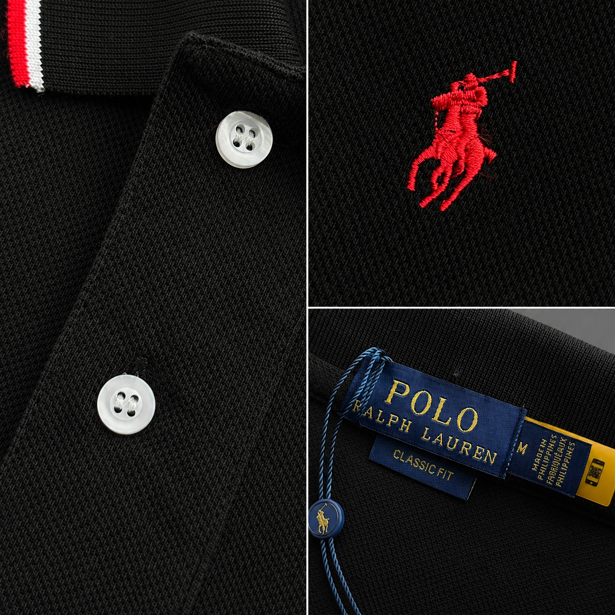 Polo Ralph Lauren Men’s Contrast-Tipped Polo Shirt