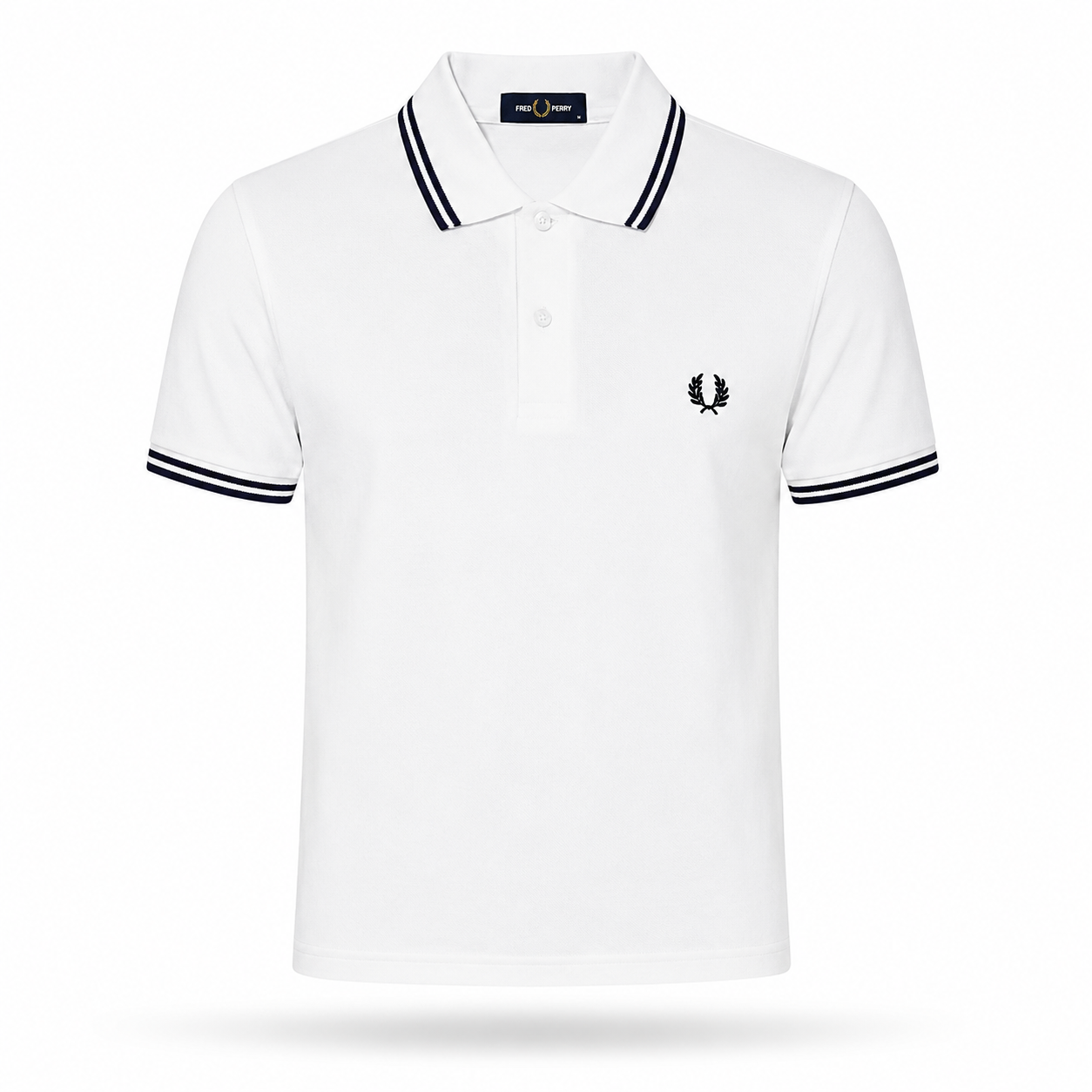 Fred Perry Men’s Contrast-Tipped Piqué Polo T-Shirt