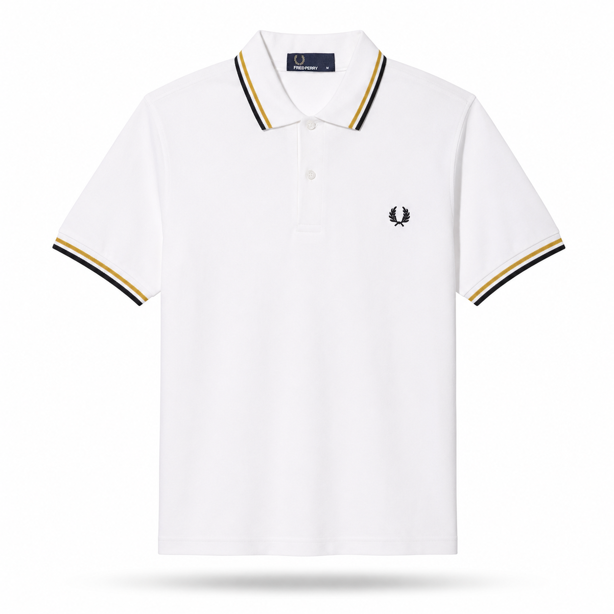 Fred Perry Men’s Contrast-Tipped Piqué Polo T-Shirt