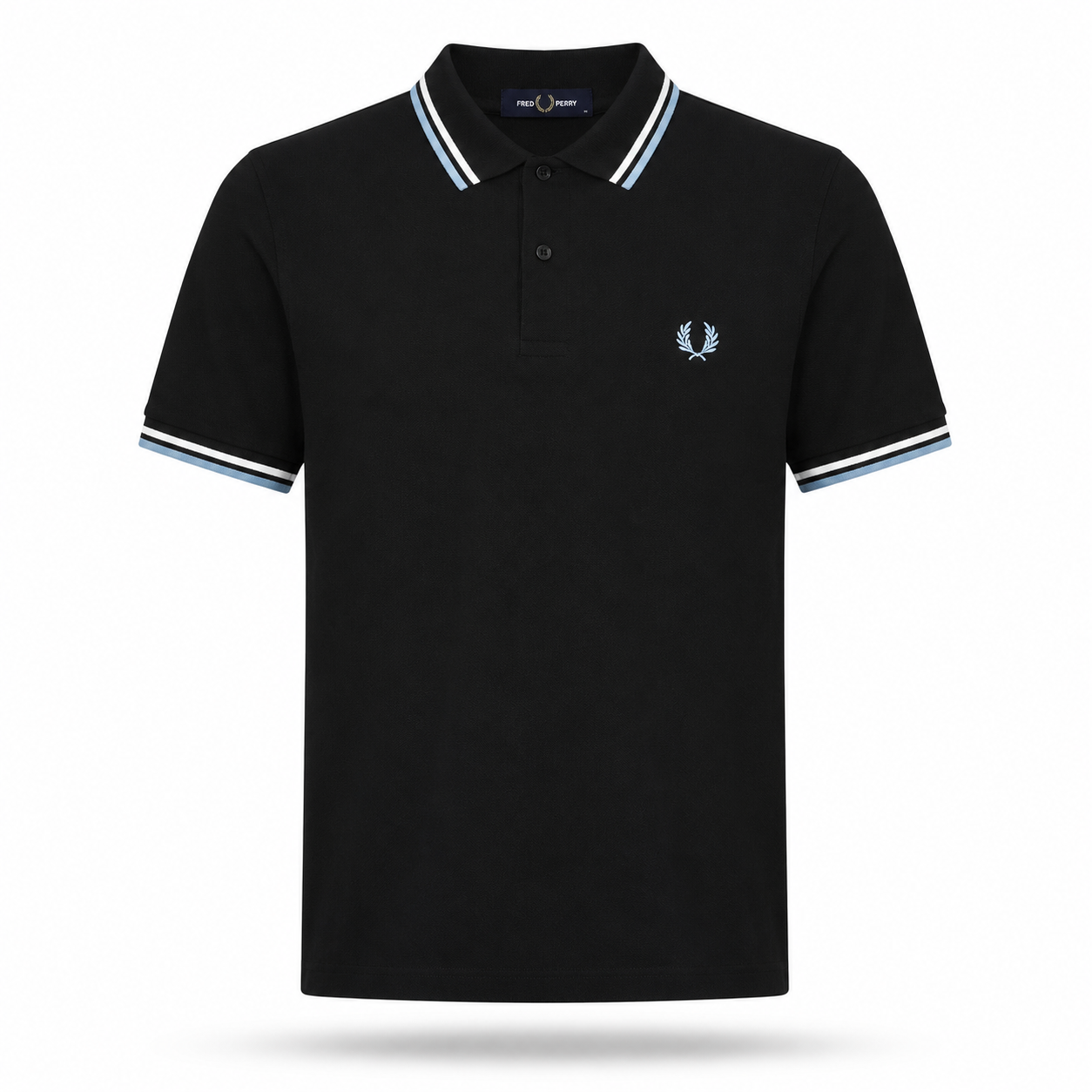 Fred Perry Men’s Contrast-Tipped Piqué Polo T-Shirt