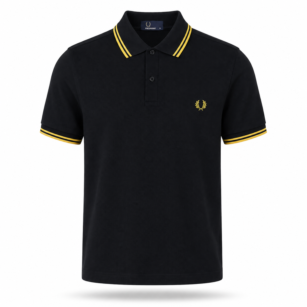 Fred Perry Men’s Contrast-Tipped Piqué Polo T-Shirt