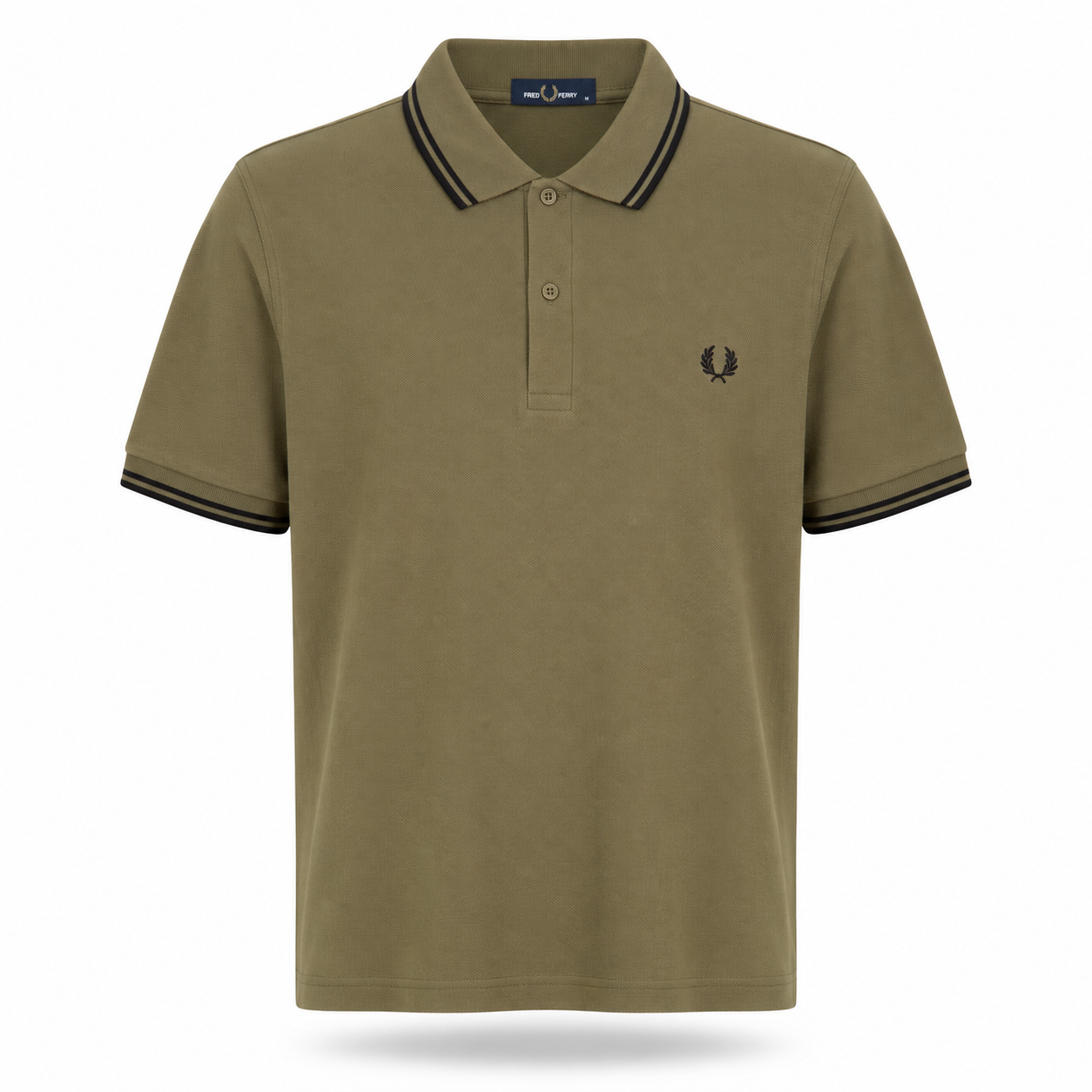 Fred Perry Men’s Contrast-Tipped Piqué Polo T-Shirt