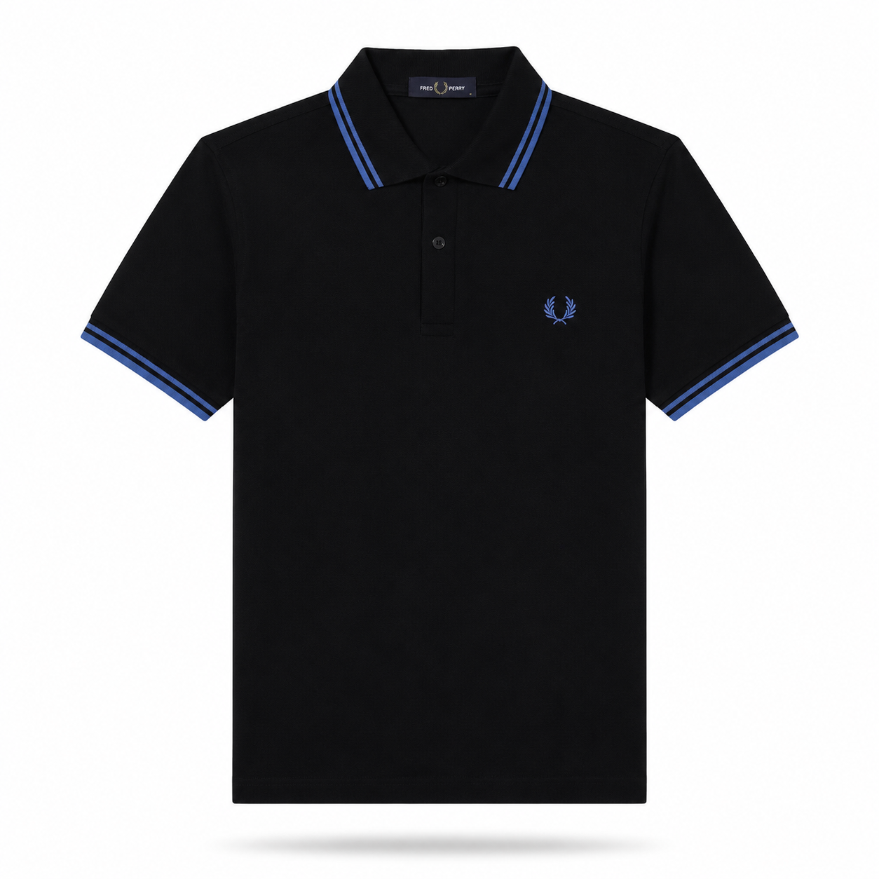 Fred Perry Men’s Contrast-Tipped Piqué Polo T-Shirt