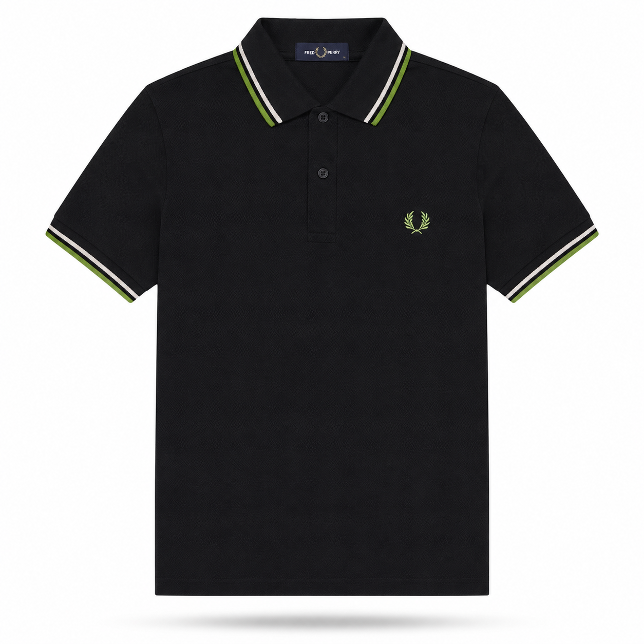 Fred Perry Men’s Contrast-Tipped Piqué Polo T-Shirt