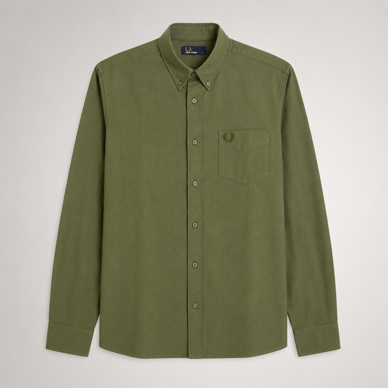 Fred Perry Men’s Long Sleeve Button-Down Shirt