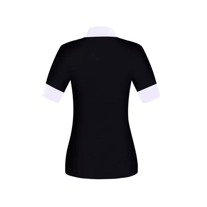 Women's Golf Lapel Short Sleeve T-Shirt