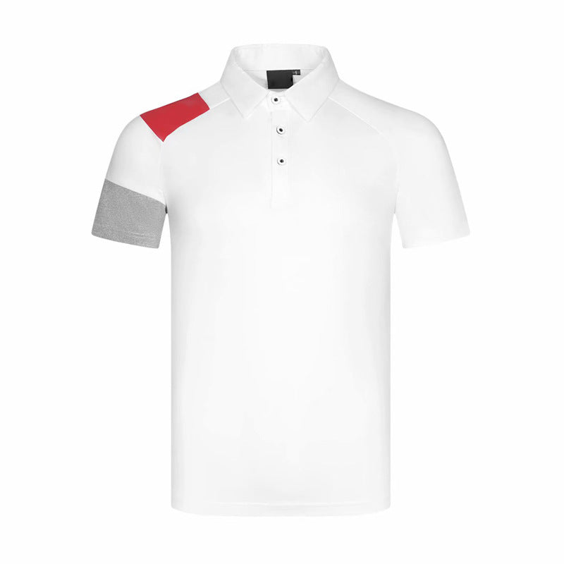 Golfario - Men's Lightweight Performance Solid Golf Polo View 1