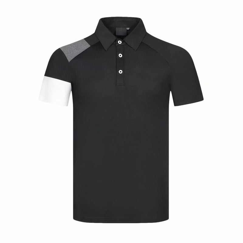 Golfario - Men's Lightweight Performance Solid Golf Polo View 3